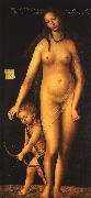 CRANACH, Lucas the Elder Venus and Cupid dfg oil on canvas